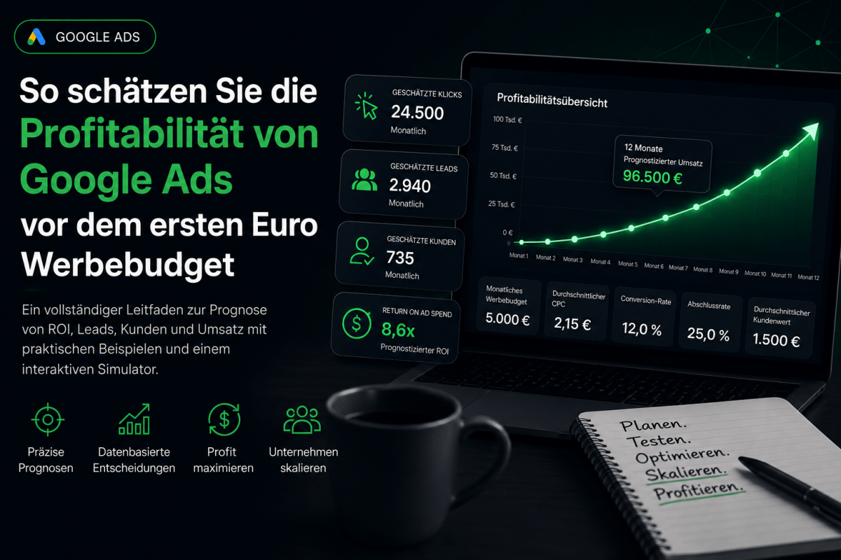 So schätzen Sie die Rentabilität von Google Ads, bevor Sie Geld ausgeben 